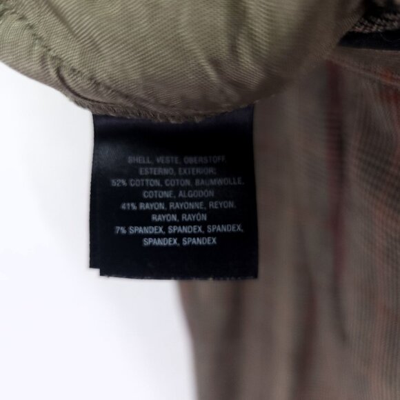 Anthropologie The Essential Slim Ankle Trousers Size 4 Plaid Zip Pockets - Picture 11 of 16